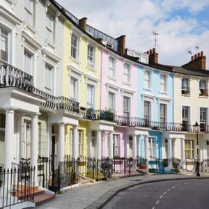 Rastreator.com, casas coloridas en Londres