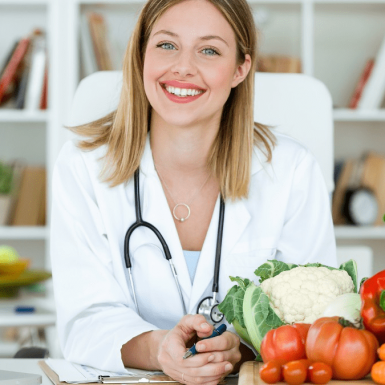 Nutricionista en el seguro de salud